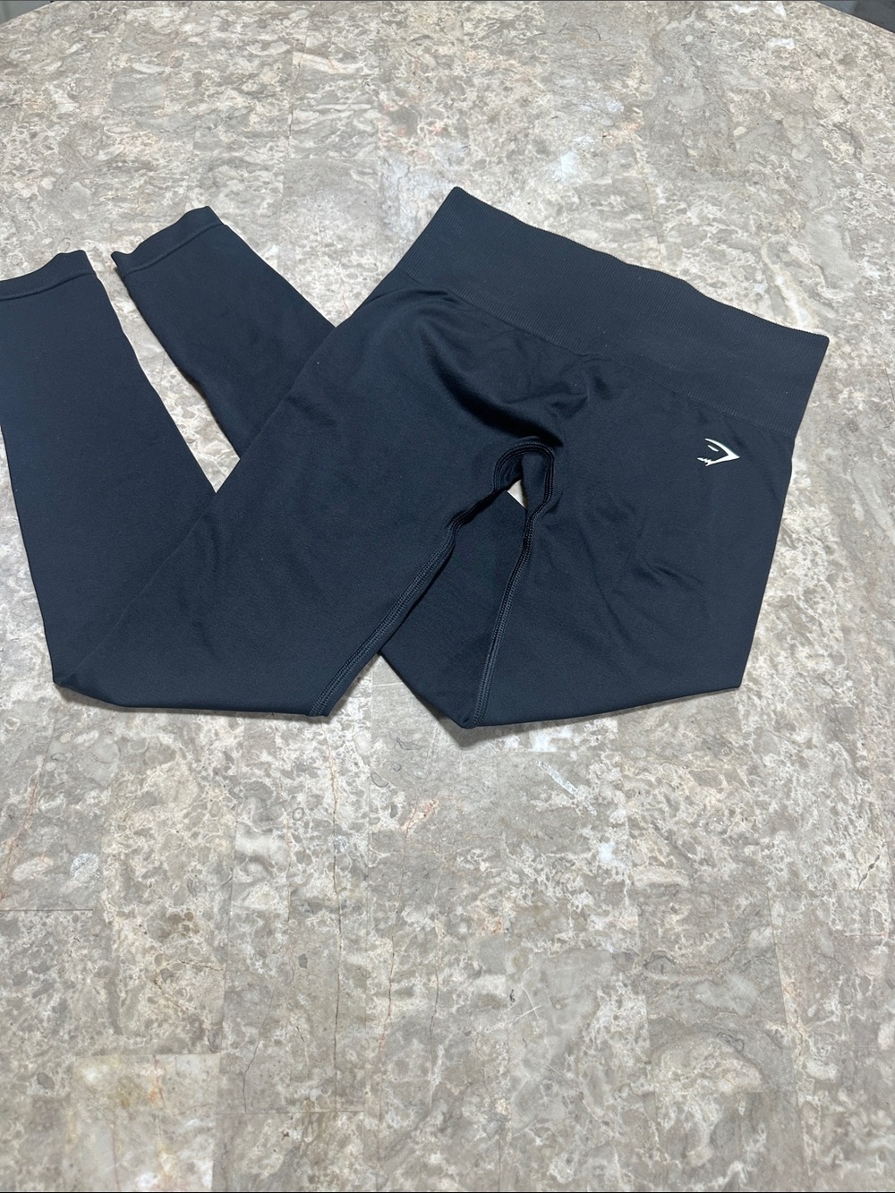 Gymshark Black Seamless High-Waist Leggings - Picture 5 of 7